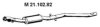 BMW 18307785888 Middle Silencer